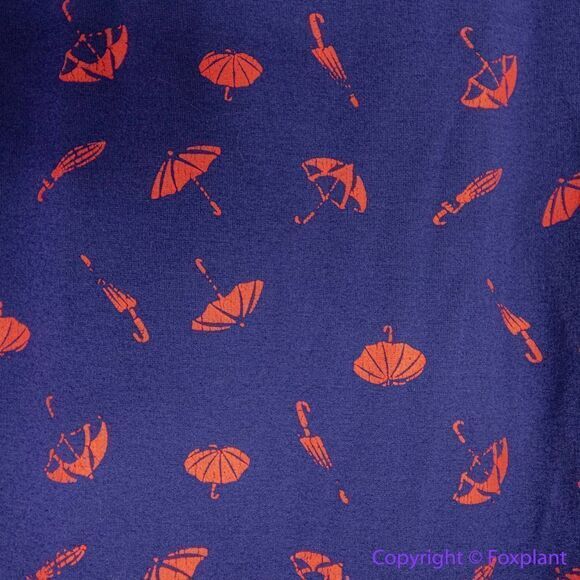 Unique Vintage Gwynnie Bee Umbrella Print Navy Dress, plus‎ size 0X - Picture 9 of 16
